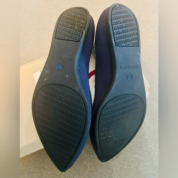 Rothy's Women's The Point Navy Flats - Picture 5 of 9